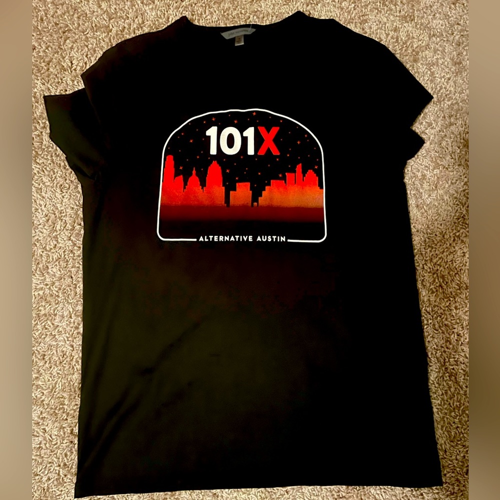 Vintage Tee, 101x Alternative Rock Austin, Texas SXSW one of a kind special